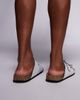 ASOS DESIGN ASOS DESIGN two strap sandals in gray with cork sole - 4