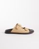 ASOS DESIGN ASOS DESIGN two strap sandals in natural raffia-Neutral - 2