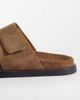 ASOS DESIGN ASOS DESIGN two strap sandals in stone suede-Neutral - 4