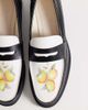 ASOS DESIGN ASOS DESIGN two tone penny loafers with lemon graphic-Multi - 1