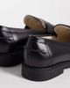 ASOS DESIGN ASOS DESIGN two tone penny loafers with raffia detailing in black and cream-Multi - 3