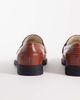 ASOS DESIGN ASOS DESIGN two tone penny loafers with raffia detailing in brown and cream-Multi - 4
