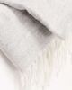 ASOS DESIGN ASOS DESIGN two tone supersoft scarf with tassels in ice gray - 4