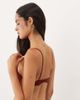 ASOS DESIGN ASOS DESIGN Tyla eyelash lace molded bra in burgundy-Red - 4