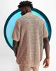 ASOS DESIGN ASOS DESIGN Unisex cotton crochet beach shirt in natural-White - 4
