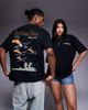 ASOS DESIGN ASOS DESIGN unisex oversized t-shirt with Guinness prints in black - 1