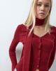 ASOS DESIGN ASOS DESIGN v-neck cardigan with scarf in red - 3