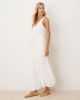 ASOS DESIGN ASOS DESIGN v neck crochet lace maxi dress in white - 1