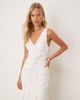 ASOS DESIGN ASOS DESIGN v neck crochet lace maxi dress in white - 4