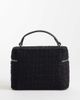 ASOS DESIGN ASOS DESIGN vanity box bag with detachable cross-body strap in black boucle - 2