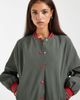 ASOS DESIGN ASOS DESIGN varsity bomber jacket in khaki-Green - 3
