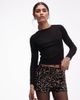 ASOS DESIGN ASOS DESIGN velvet allover sequin mini short in bronze-Brown - 1