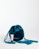 ASOS DESIGN ASOS DESIGN velvet tassel bag in blue - 2