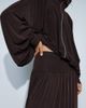ASOS DESIGN ASOS DESIGN volume drape maxi skirt in dark brown - part of a set-Green - 2