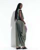 ASOS DESIGN ASOS DESIGN volume drape pants in khaki - part of a set-Green - 4