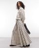 ASOS DESIGN ASOS DESIGN volume maxi skirt in plaid - part of a set-Multi - 1