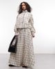ASOS DESIGN ASOS DESIGN volume maxi skirt in plaid - part of a set-Multi - 2