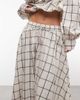 ASOS DESIGN ASOS DESIGN volume maxi skirt in plaid - part of a set-Multi - 3