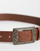 ASOS DESIGN ASOS DESIGN waist and hip belt with antique western in tan-Brown - 3