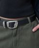 ASOS DESIGN ASOS DESIGN waist and hip belt with asymmetric buckle in black - 2