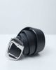 ASOS DESIGN ASOS DESIGN waist and hip belt with asymmetric buckle in black - 3