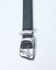 ASOS DESIGN ASOS DESIGN waist and hip belt with asymmetric buckle in black - 4