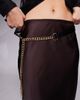 ASOS DESIGN ASOS DESIGN waist and hip belt with chain detail in black - 1