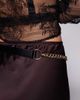 ASOS DESIGN ASOS DESIGN waist and hip belt with chain detail in black - 2