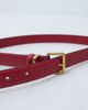 ASOS DESIGN ASOS DESIGN waist and hip belt with square buckle in red - 4