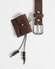 ASOS DESIGN ASOS DESIGN waist and hip jeans belt with pocket detail in chocolate-Brown - 2