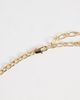 ASOS DESIGN ASOS DESIGN waist and hip resin stone set chain belt in gold - 2