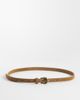 ASOS DESIGN ASOS DESIGN waist and hip skinny jeans belt in tan with antique gold-Brown - 1