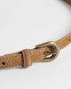 ASOS DESIGN ASOS DESIGN waist and hip skinny jeans belt in tan with antique gold-Brown - 2