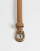 ASOS DESIGN ASOS DESIGN waist and hip skinny jeans belt in tan with antique gold-Brown - 3