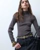ASOS DESIGN ASOS DESIGN waist and hip square buckle belt in natural snake-NEUTRAL - 1