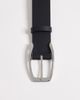 ASOS DESIGN ASOS DESIGN waist and hip squared off half moon buckle belt in black - 2