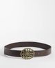 ASOS DESIGN ASOS DESIGN waist and hip vintage buckle belt in brown - 1