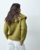 ASOS DESIGN ASOS DESIGN waisted collared cardigan in olive-Green - 4