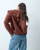 ASOS DESIGN ASOS DESIGN waisted collared cardigan in toffee-Brown - 2