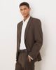 ASOS DESIGN ASOS DESIGN washable wool skinny suit jacket in dark brown - 1