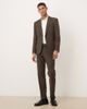 ASOS DESIGN ASOS DESIGN washable wool skinny suit jacket in dark brown - 2