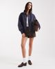 ASOS DESIGN ASOS DESIGN washed cotton bomber jacket in navy - 2