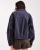 ASOS DESIGN ASOS DESIGN washed cotton bomber jacket in navy - 3