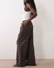 ASOS DESIGN ASOS DESIGN washed pants in brown plaid - 2