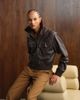 ASOS DESIGN ASOS DESIGN washed real leather cropped jacket in chocolate-Brown - 1
