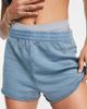 ASOS DESIGN ASOS DESIGN washed runner shorts with raw hem in blue - 4