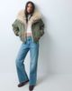 ASOS DESIGN ASOS DESIGN waterfall bomber jacket in sage-Green - 1