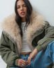 ASOS DESIGN ASOS DESIGN waterfall bomber jacket in sage-Green - 2