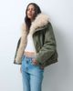 ASOS DESIGN ASOS DESIGN waterfall bomber jacket in sage-Green - 4