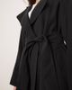 ASOS DESIGN ASOS DESIGN waterfall collar trench coat in black - 2
